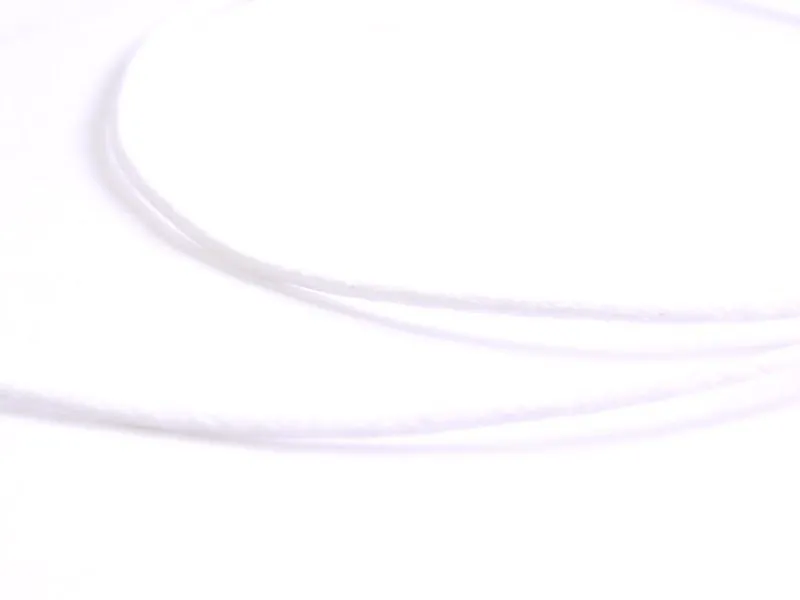 Acheter 1 m de fil de coton ciré blanc en ligne