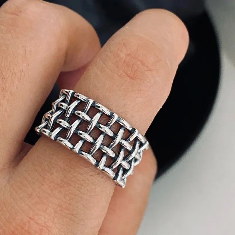 Bague Bouclier d'Asgard – Argent Sterling 925