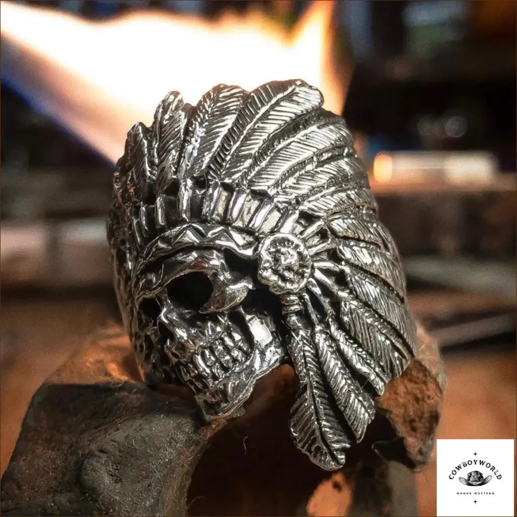 Bague Tête d’Indien Homme