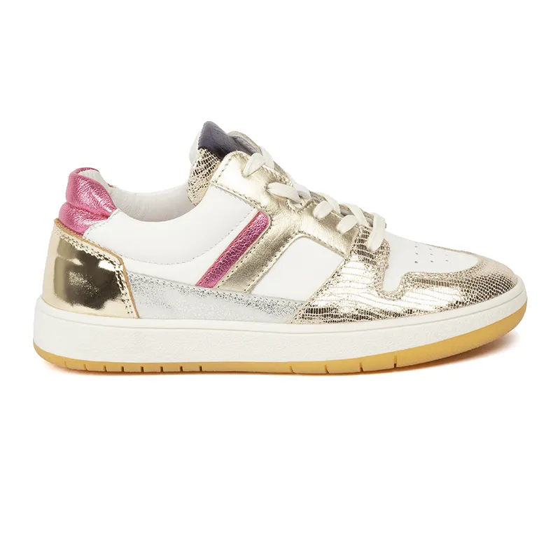 Bellamy Jivai Or Blanc Framboise - Aimée la fée - Chausseur enfants - Paris