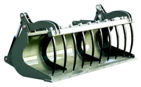 Benne grappin l.2300 mm 11dgts ronds Mailleux 