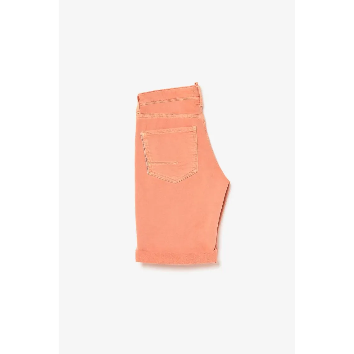 Bermuda Lo Jogg orange blanc en coton | 3 Suisses