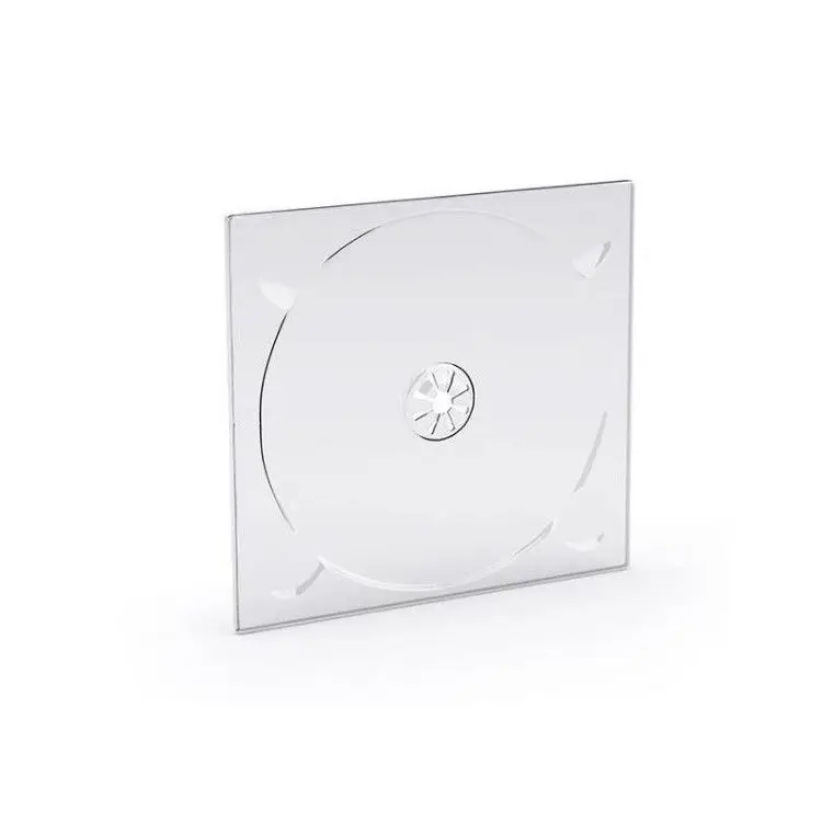 Boîte plastique CD, boîtier plastique de rangement CD