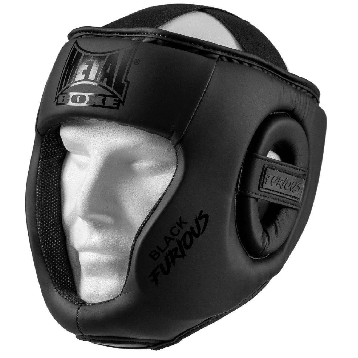 Casque de boxe intégral Metal Boxe Black Furious (PB118N)