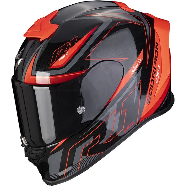 CASQUE INTEGRAL SCORPION EXO R1 AIR GAZ METAL ROUGE
