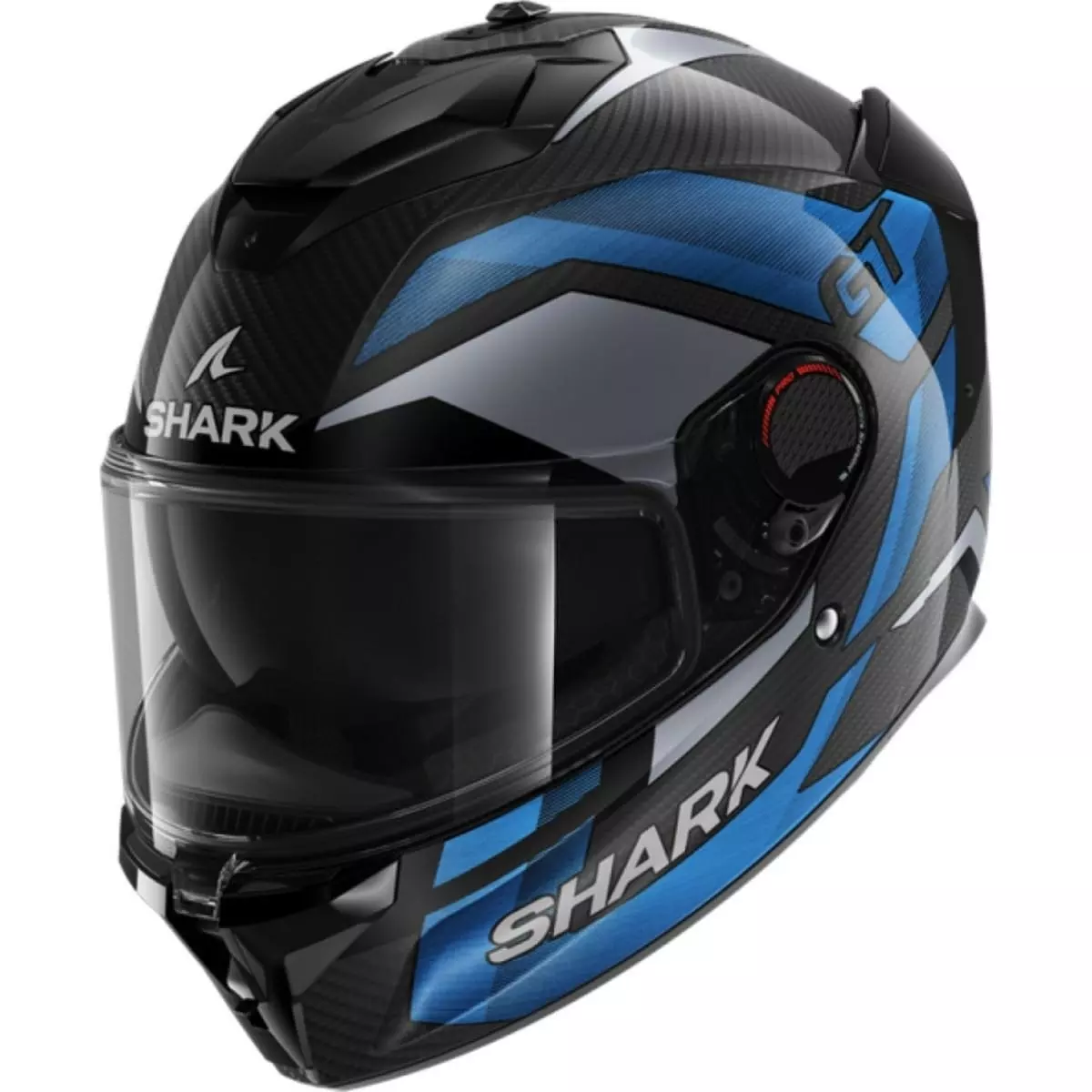 Casque Shark Spartan GT Pro Carbon Ritmo Noir Bleu - Casque Intégral