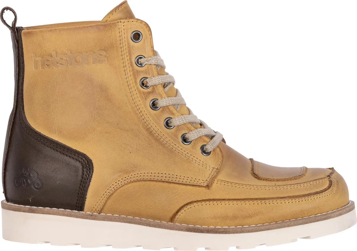 Chaussures femme Helstons Freedom cuir aniline ciré peach