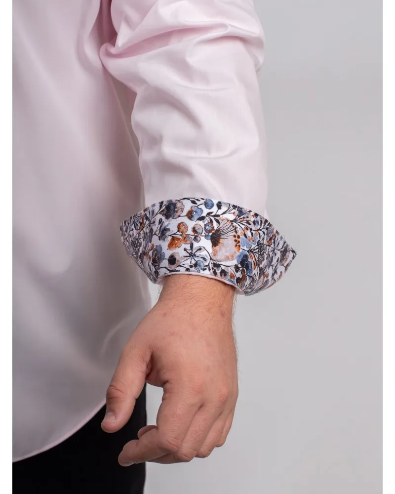 Chemise  J.Ordell grande taille rose NI - Size-factory