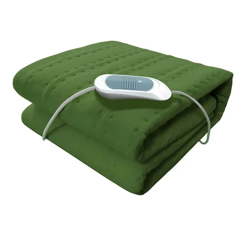 Couverture chauffante verte