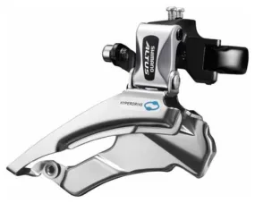 derailleur vtt avant acera-altus m313 9v. collier haut 28 6-31.8-34.9 tirage haut (en blister) (offre speciale)