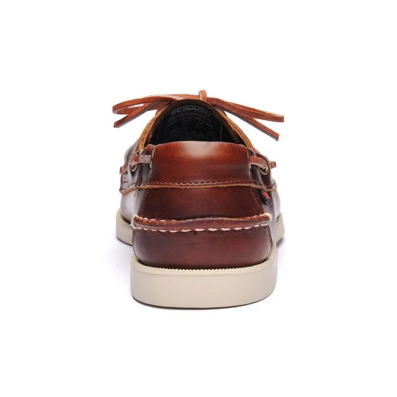 Docksides Cuir Ciré Marron