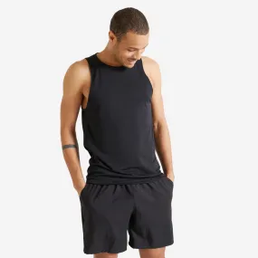 Débardeur de fitness essentiel respirant col rond homme