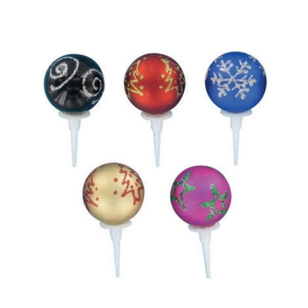 Décor pour bûche boules decorees par 50