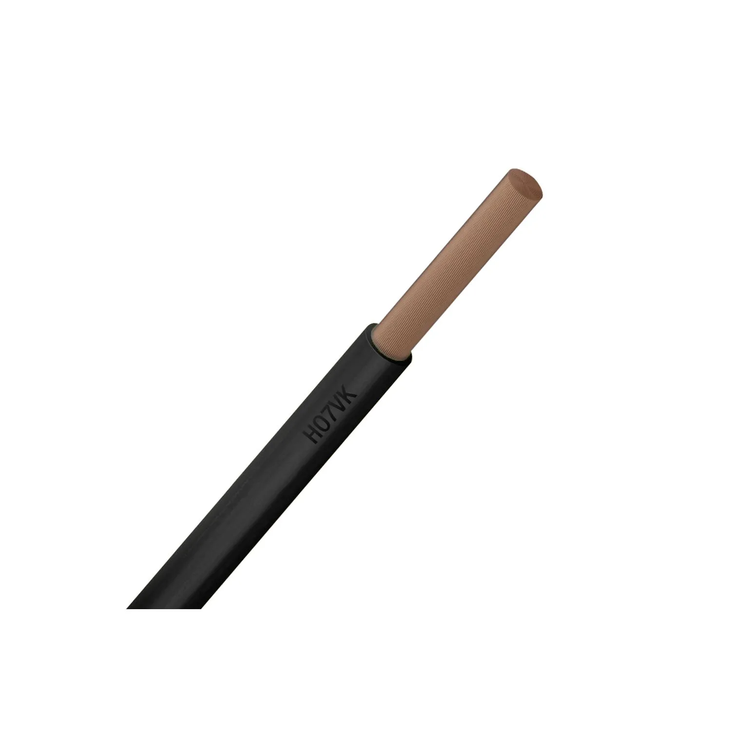 Fil souple HO7VK et câble HO7VK 150mm² - Couleur Noir