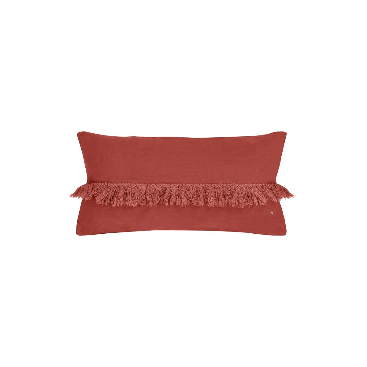 FOX coussin frange lin 30X60 Terre Brulée  Bed and Philosophy à -35%