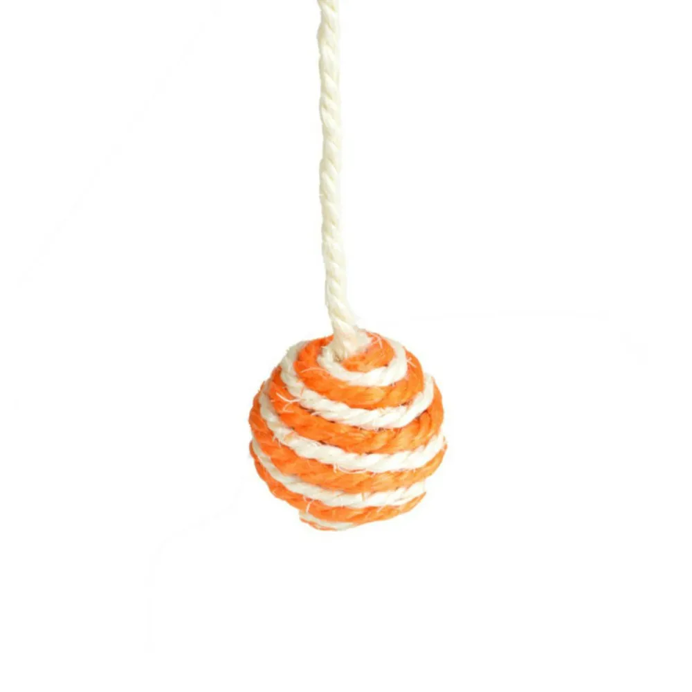 Griffoir pour chat incliné "boules" 34cm naturel