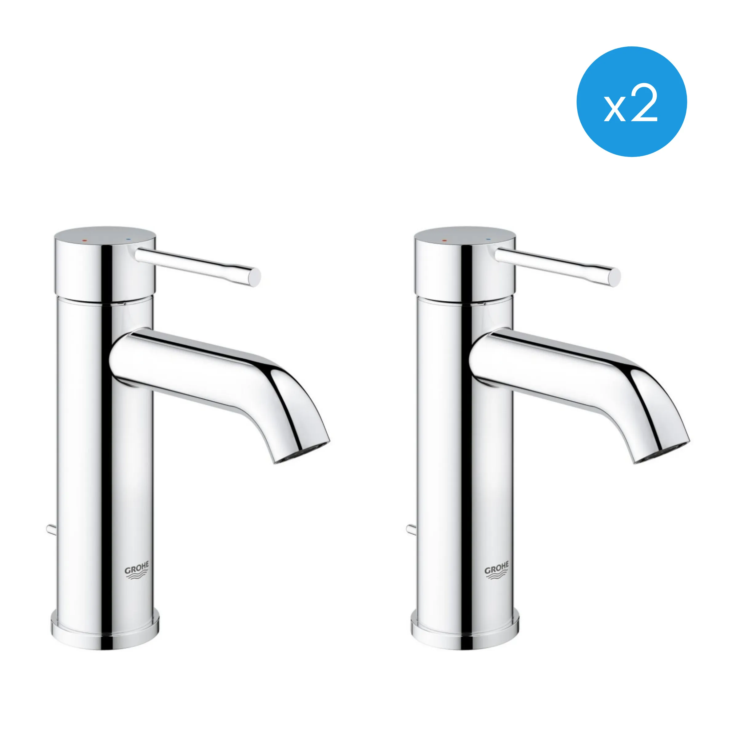 Grohe Essence - Lot de 2 Mitigeurs monocommande 1/2