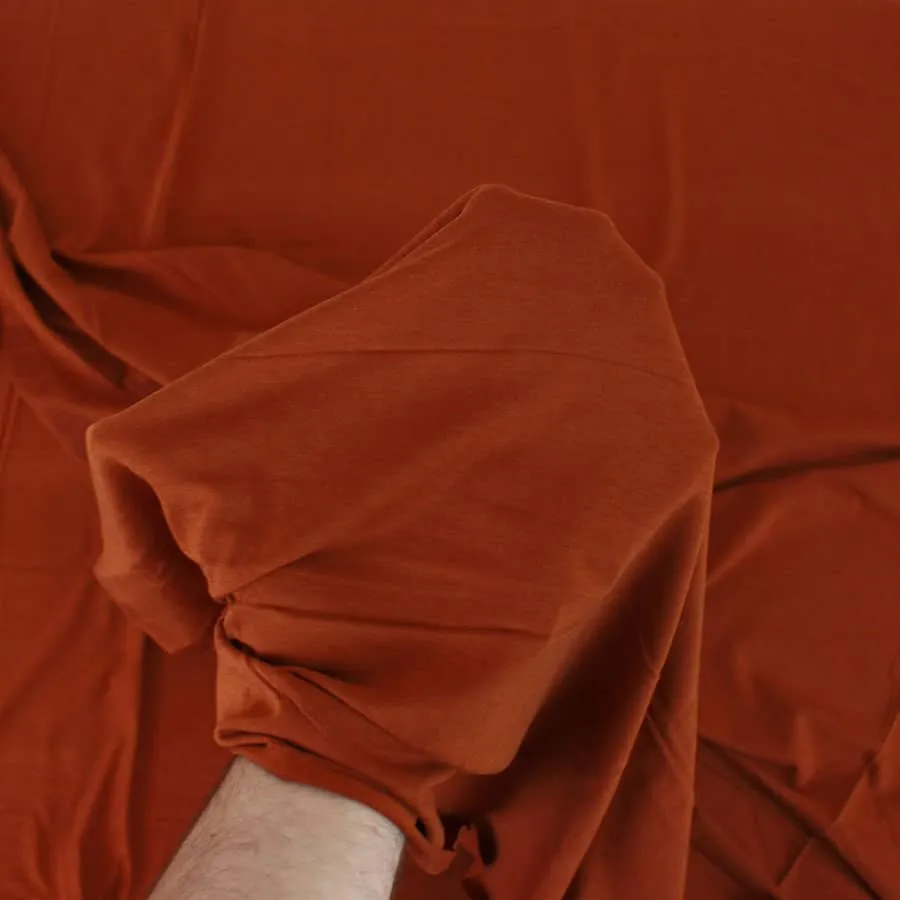 Jersey de bambou – rouille