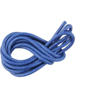 Lacets ronds cirés bleus pour chaussure de ville homme