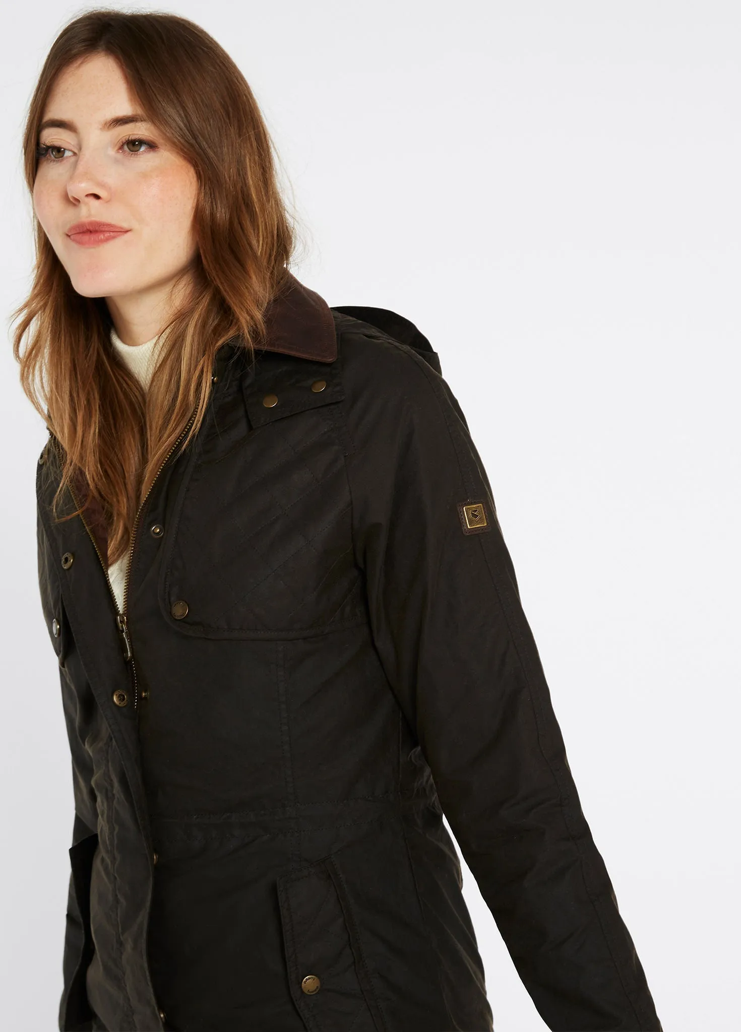 Manteau ciré Radford Femme - Verdigris