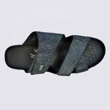 Mules Vital, mules confortables femme en cuir noir | Igert Chaussures&Maroquinerie