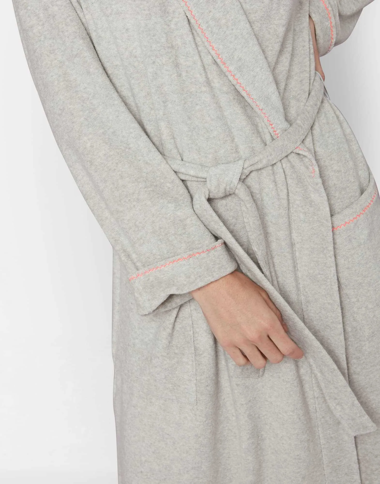 Peignoir en bouclette éponge CASSANDRE 560 grey