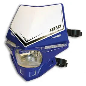 plaque phare UFO STEALTH bleu REFLEX - piecemotoquad.fr