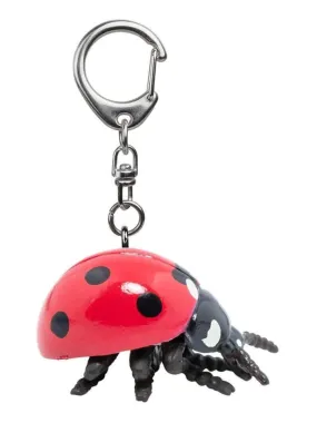 Porte Clés Avec Figurine Coccinelle - N/A