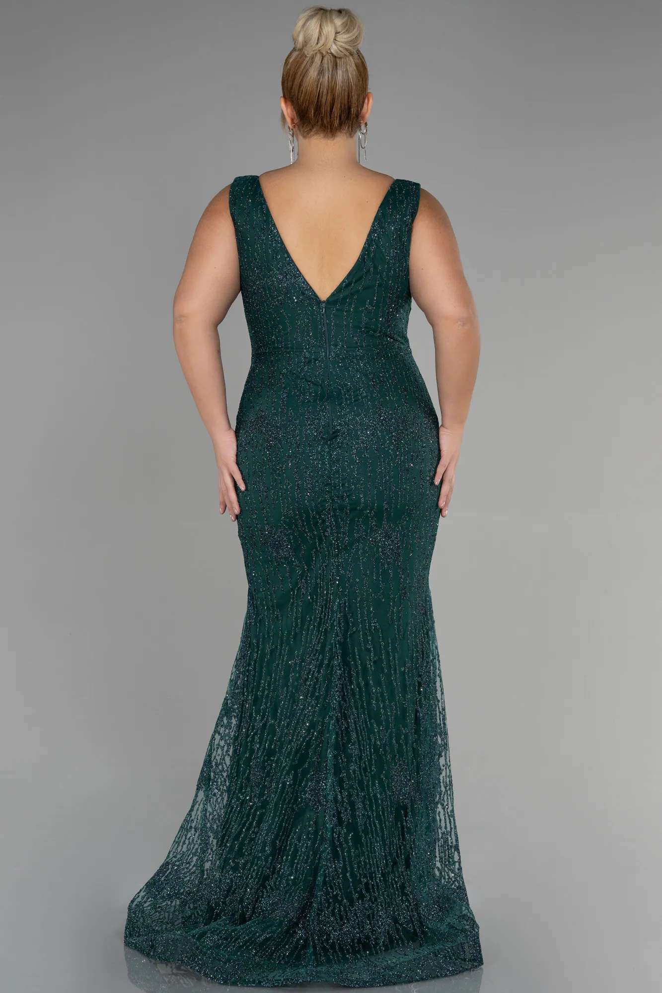 Robe De Fiançailles Grande Taille Longue Rouge Bordeaux ABU3368