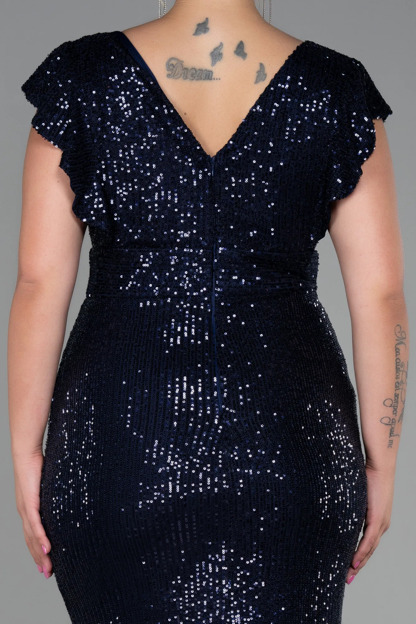 Robe Grande Taille Longue Émeraude ABU1045