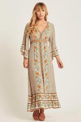 Robe Hippie Bohème Manche 3/4