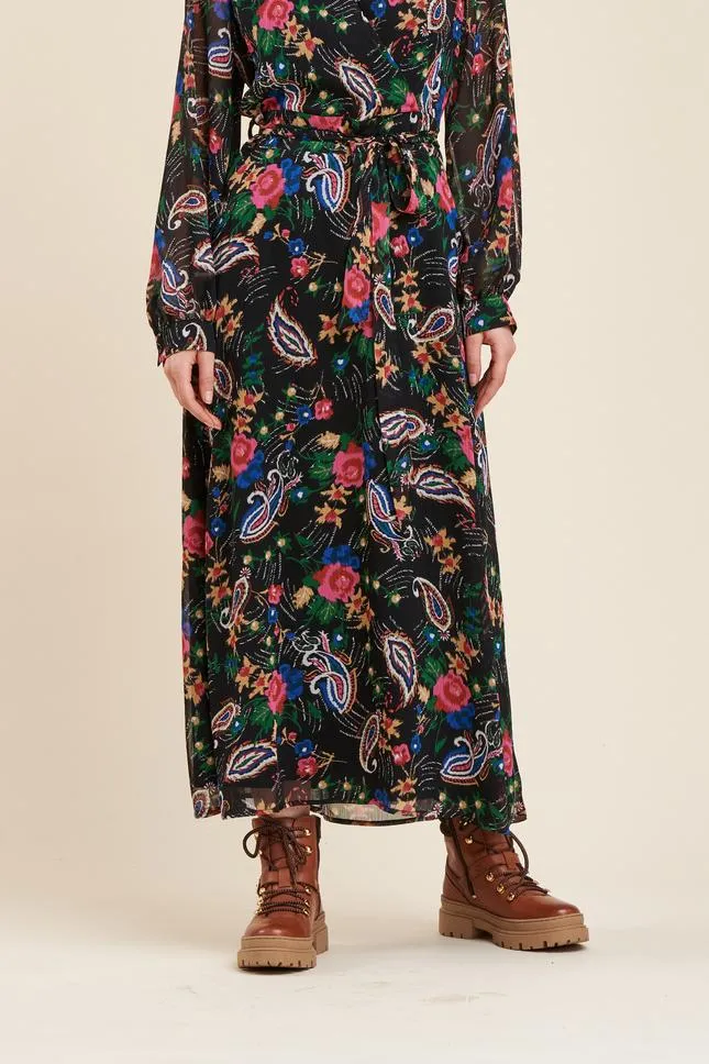 Robe longue à imprimé fleuri - S/36