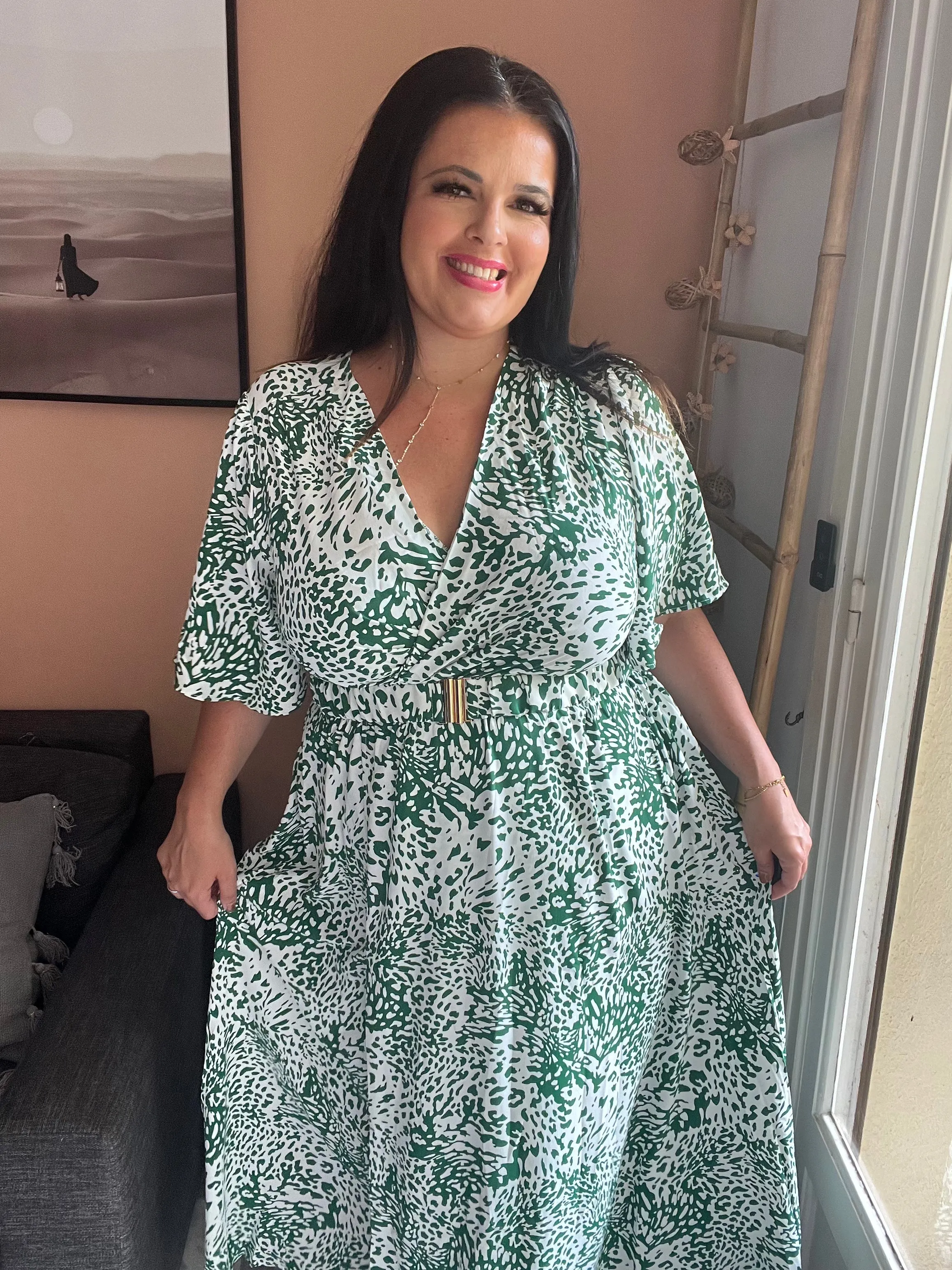 Robe Mila verte