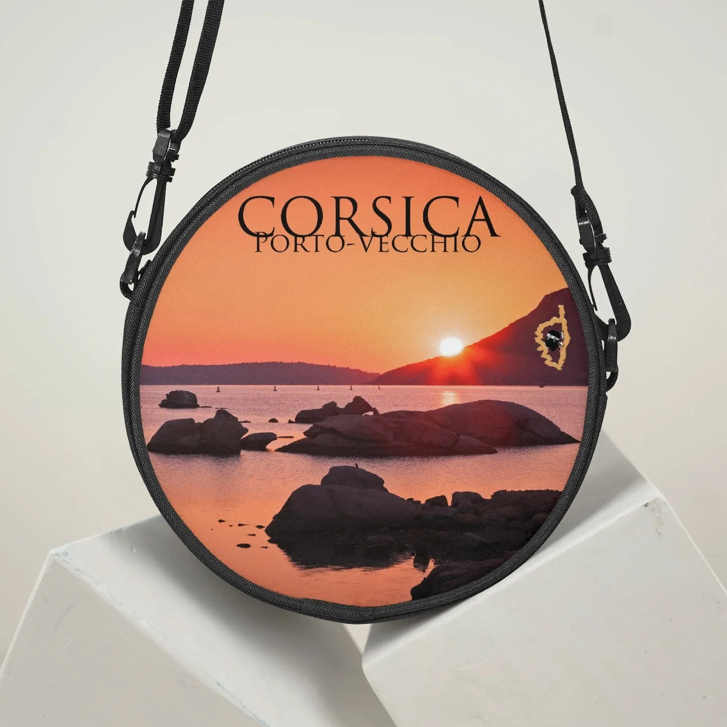 Sac cartable rond Corsica Porto-Vecchio