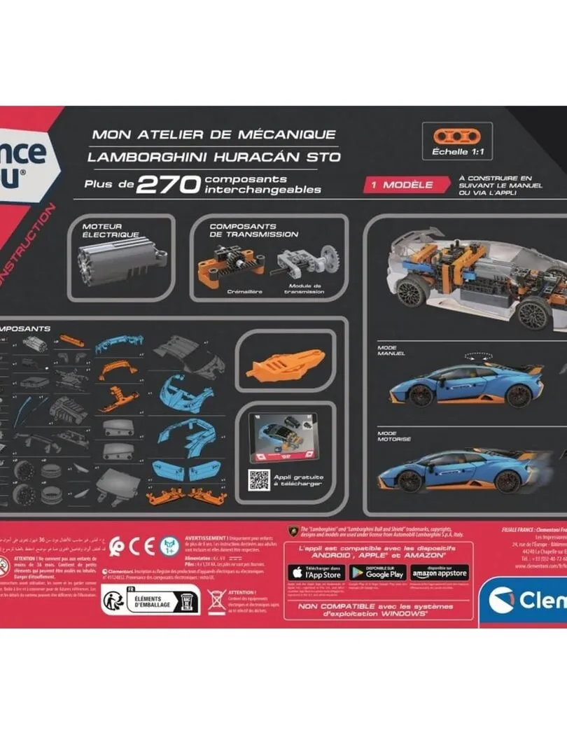 Science & Jeu : Mon atelier de mécanique : Lamborghini Huracan STO - N/A