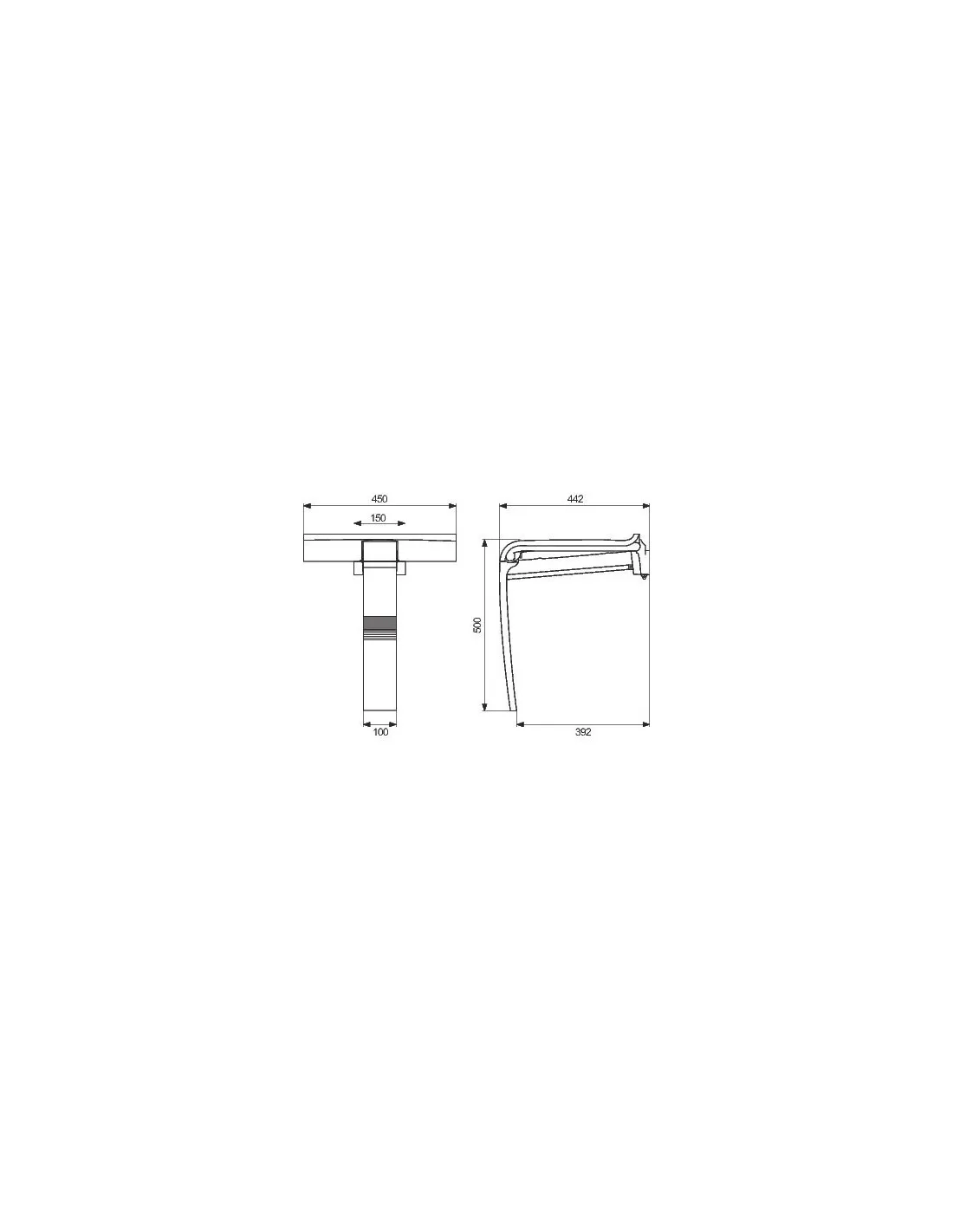 SIEGE DE DOUCHE EPOXY ARSIS GR PELLET 047731