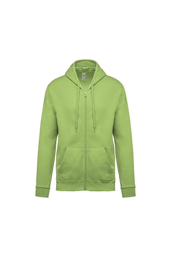 Sweat Personnalisable à Capuche Zippé TURIN - Vêtement Publicitaire