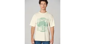 T-shirt imprimé manches courtes "849" - chanvre et coton bio