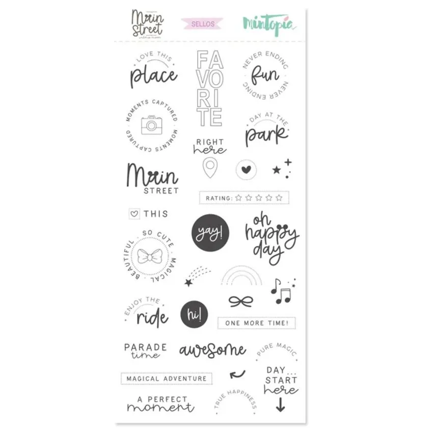 Tampon Clear Mintopia Main Street - Anglais
