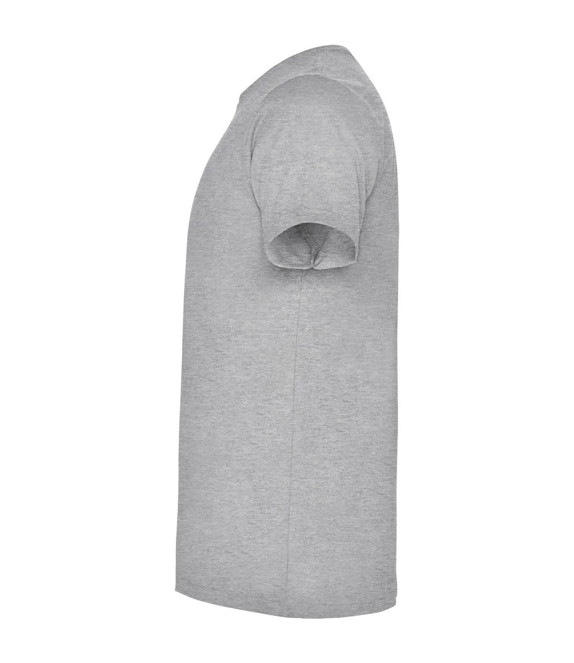 Tee-shirt gris chiné avec écusson Le diable rit avec nous Metro côté coeur - Army Design