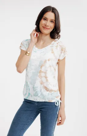 Tee-shirt imprimé tie and dye  - 23,06 €