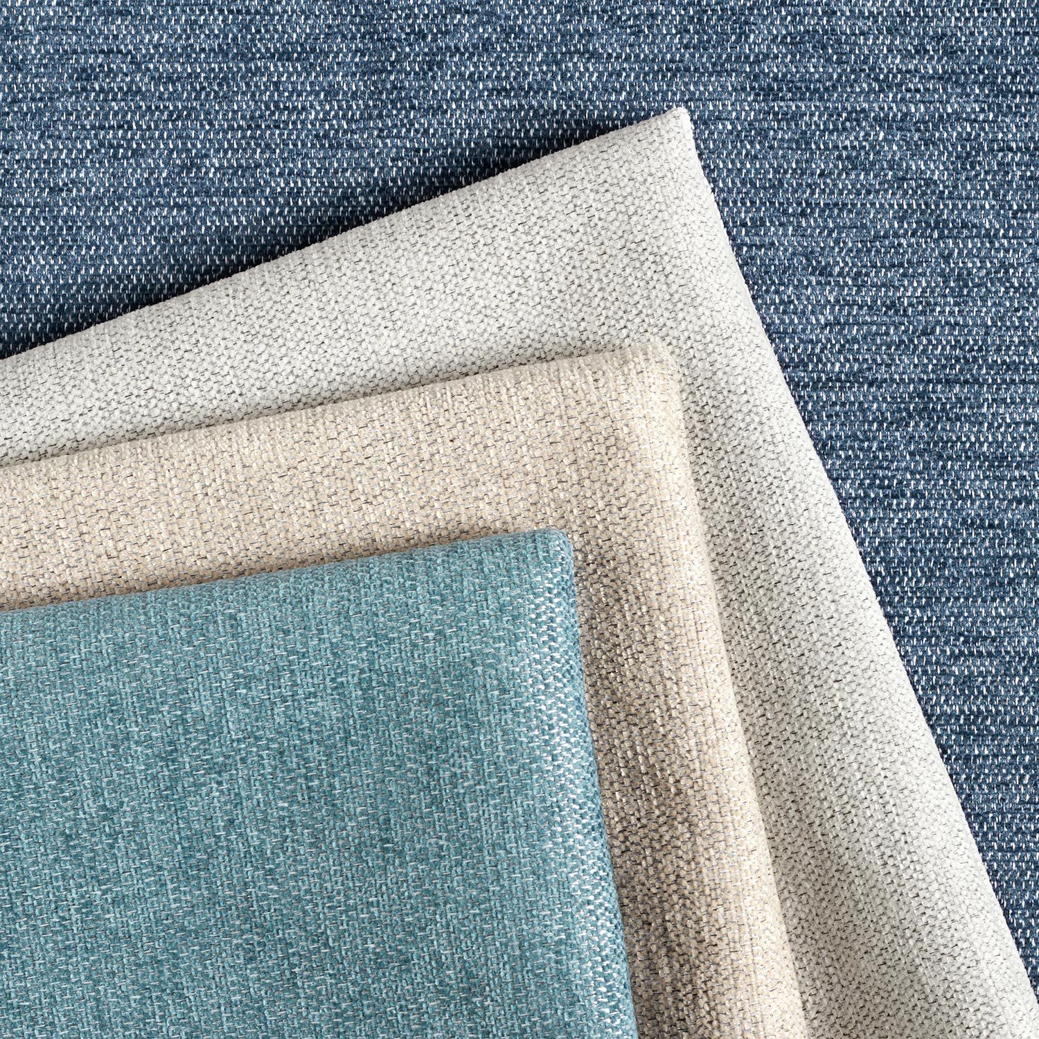 Tissu de revêtement Chenille Chiné – écru/argent