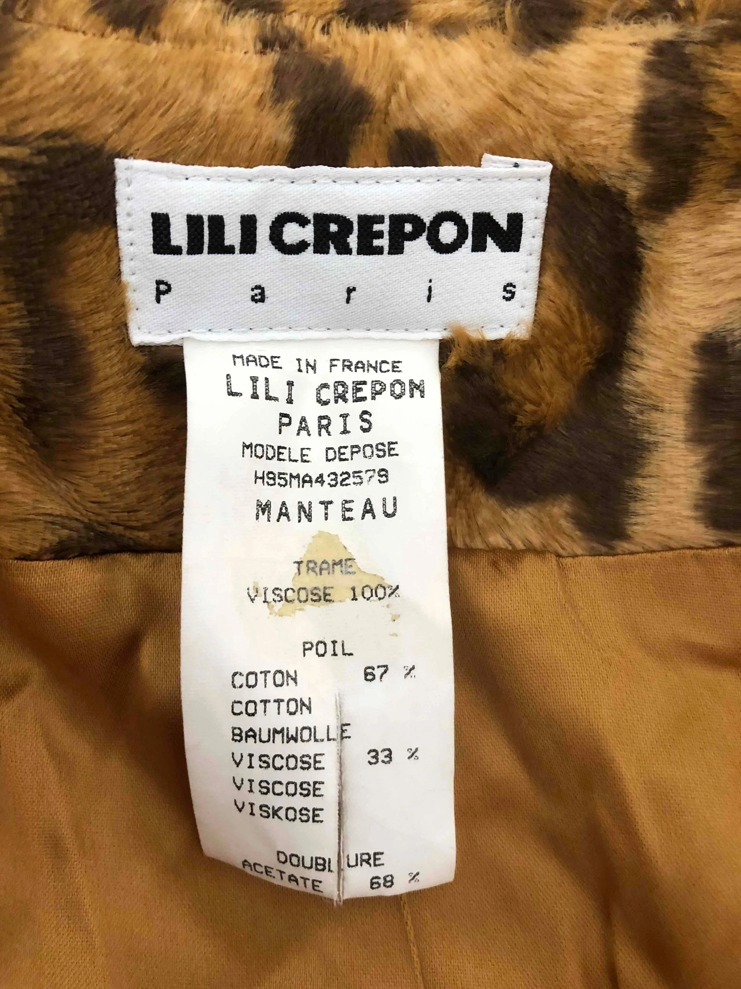 Veste léopard