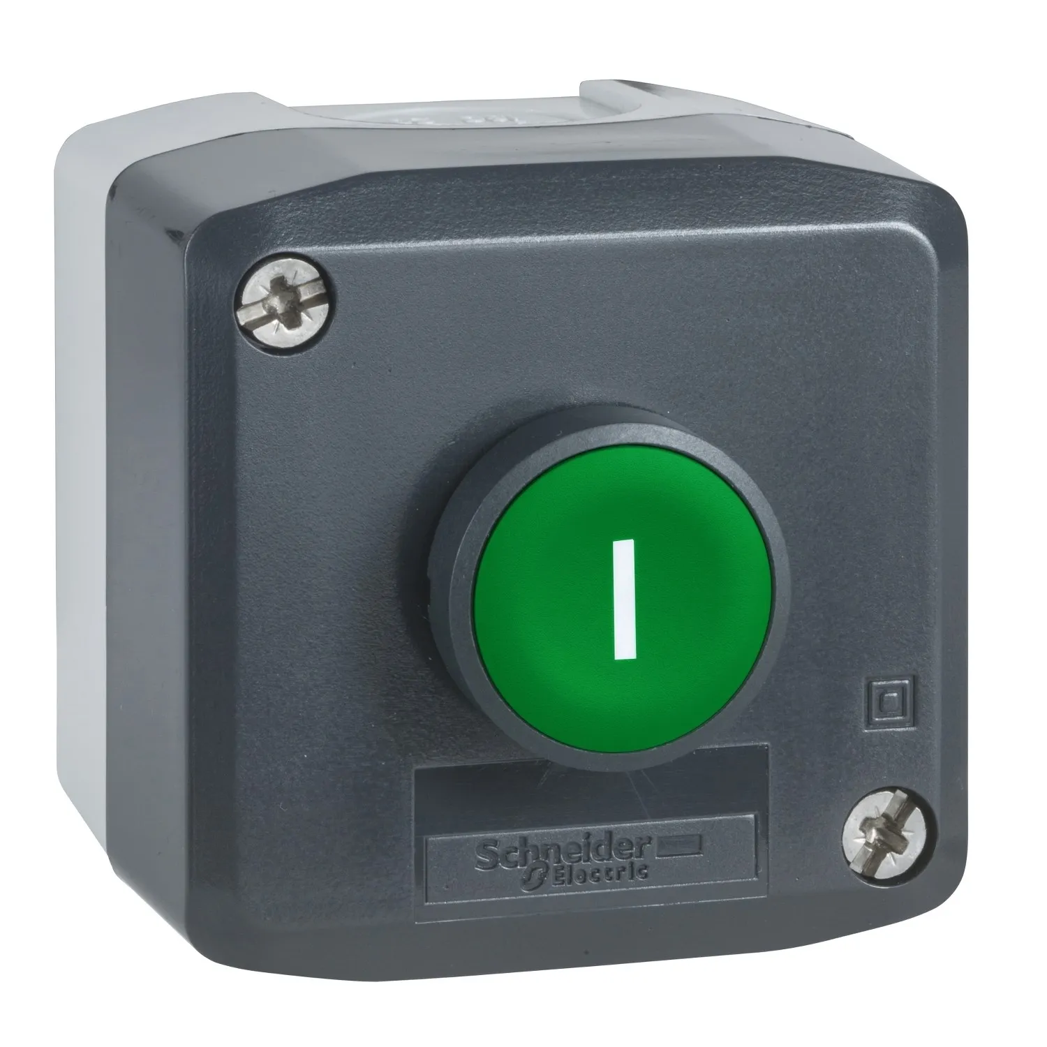 XALD102 Harmony XAL - Boitier bouton poussoir vert - Ø22mm - 1NO