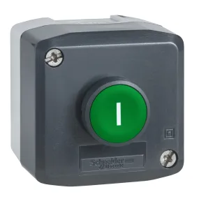 XALD102 Harmony XAL - Boitier bouton poussoir vert - Ø22mm - 1NO